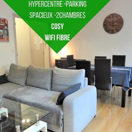 Le Voltaire -2 Chambres- 70M2- Hypercentre-Parking-Wifi Fibre- Nouvelle Literie Tarbes Exterior foto