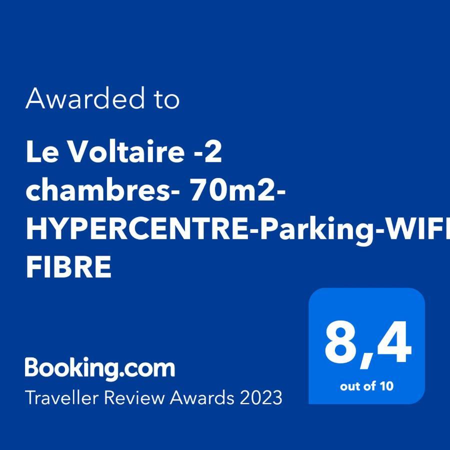 Le Voltaire -2 Chambres- 70M2- Hypercentre-Parking-Wifi Fibre- Nouvelle Literie Tarbes Exterior foto